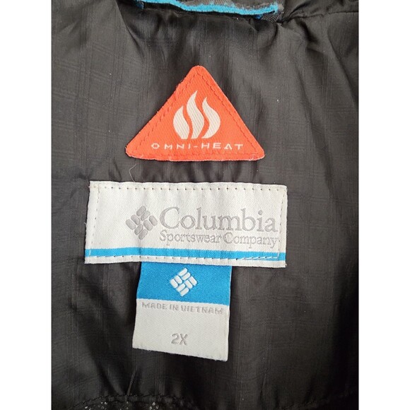 Columbia Omni Heat insulated winter jacket Womens 2X unisex thermal reflective - Picture 3 of 9
